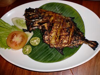 grilled kue fish
